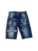 Boys Blue Denim Shorts YJ138