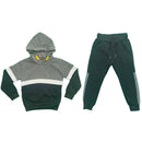 Boys Kids Tracksuit Panel Hoodie Joggers Jogging Bottoms Outfit Set Reflective.