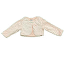 Girls Kids Babies Bolero Faux Fur Bridesmaid Shrug Long Sleeve Wedding Cape