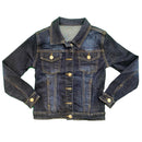 Girls Kids Denim Jacket Fashion Jean Coat Summer Blue.