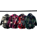 Baby Checked Shacket With Matching Bag