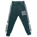 Boys Kids Panel Jogging Sports Tracksuit Bottoms Fleece Winter Joggers Warm.