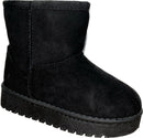 Girls Faux Fur Lined Ankle Boots