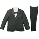Boys Suits 5 Piece Wedding Page Boy Party Prom Suit Formal Kids Tuxedo Set