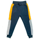 Boys Kids Panel Jogging Sports Warm Tracksuit Bottoms Fleece Winter Joggers Gym.