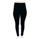 Ladies Leggings Thermal Plain Warm Thick Winter Fleece High Waist.