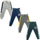 Boys Kids Panel Jogging Sports Tracksuit Bottoms Fleece Winter Joggers Warm.