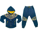Boys Kids Tracksuit Jacket Joggers Jogging Bottoms Baroque Print Winter Fleece.