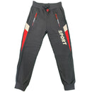 Boys Joggers Zip Pocket Kids Cotton Sports Jogging Tracksuit Bottoms Reflective Gym PE