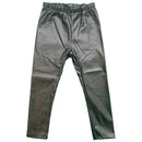 Girls Kids Leggings Shiny Wet Look Dance PU Legging.