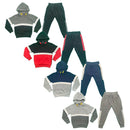 Boys Kids Tracksuit Panel Hoodie Joggers Jogging Bottoms Outfit Set Reflective.