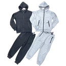 Boys And Mens Plain Fleece Zip Pocket Tracksuit
