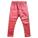 Girls Kids Leggings Shiny Wet Look Dance PU Legging.