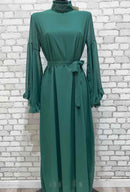 Ladies Ruffle Sleeve Flowy Maxi Dress