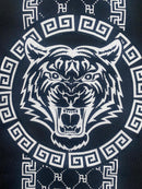 Boys Kids T-Shirt Shorts Set Baroque Chain Tiger Print Fashion Summer Top Outfit