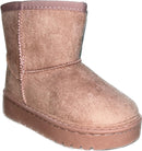Girls Faux Fur Lined Ankle Boots