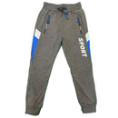Boys Joggers Zip Pocket Kids Cotton Sports Jogging Tracksuit Bottoms Reflective Gym PE