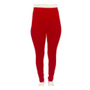 Ladies Leggings Thermal Plain Warm Thick Winter Fleece High Waist.