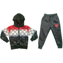 Boys Kids Tiger Chain Print Tracksuit Jacket Joggers Jogging Bottoms Sports Gym.