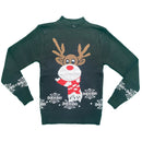 Boys Girls Kids Christmas Jumper Reindeer Sweater Xmas Sweatshirt Top Rudolph.