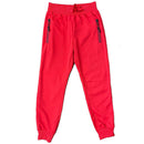 Boys Kids Plain Zip Pocket Jogging Sports Tracksuit Bottoms Joggers PE School.