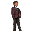 Boys Suits 5 Piece Wedding Page Boy Party Prom Suit Formal Kids Tuxedo