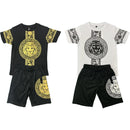 Boys Lion Print Short Set Outfit