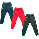 Boys Girls Kids Plain Zip Pocket Jogging Tracksuit Bottoms Joggers PE Gym School.
