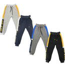 Boys Joggers Panel Fleece Jogging Bottoms Tracksuit Reflective Kids