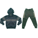 Boys Kids Tracksuit Jacket Joggers Jogging Bottoms Printed Set Winter Fleece.