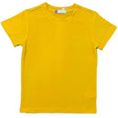 Plain T-Shirt Boys Girls Kids Short Sleeve Tee School Childrens Cotton