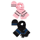 Kids Hat Scarf And Glove Set Striped