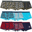 Boys Boxers Pants Shorts 3 Pack Kids Cotton Underwear Briefs Camo
