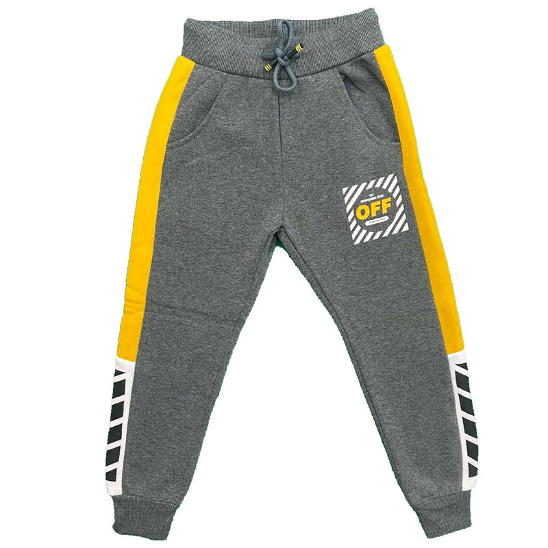 Boys Kids Panel Jogging Sports Tracksuit Bottoms Fleece Winter Joggers Warm.