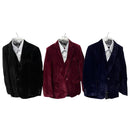 Boys 5 Piece Velvet Suit