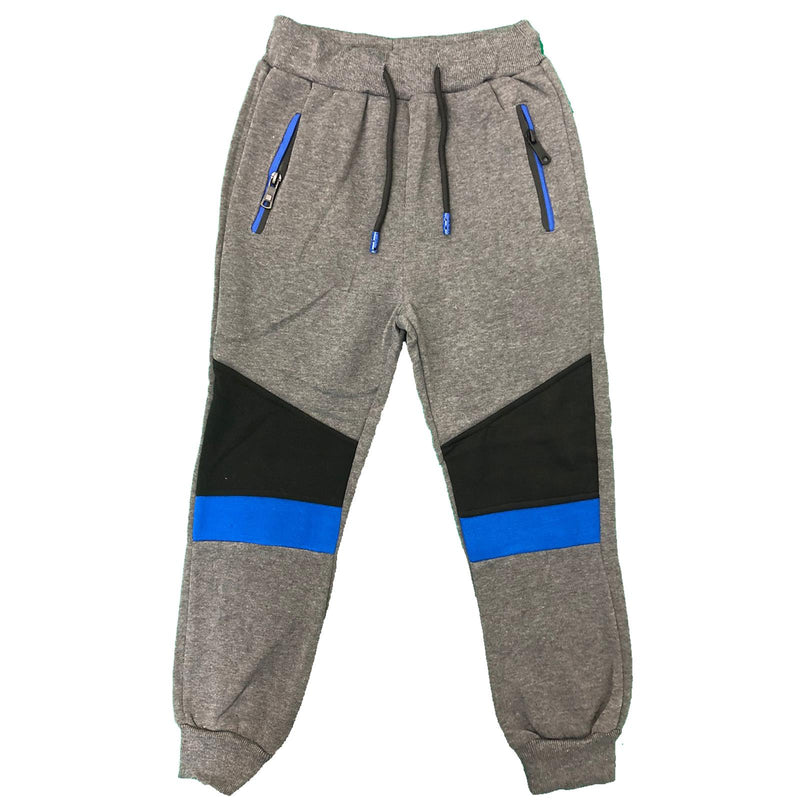 Boys Panel Zip Pocket Joggers Fleece