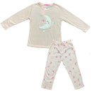 Baby Girls Kids Pyjamas Long Sleeve Top Bottom Set Nightwear PJs Printed.