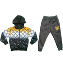 Boys Kids Tiger Chain Print Tracksuit Jacket Joggers Jogging Bottoms Sports Gym.