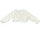 Girls Kids Babies Bolero Faux Fur Bridesmaid Shrug Long Sleeve Wedding Cape