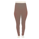 Ladies Leggings Thermal Plain Warm Thick Winter Fleece High Waist.