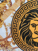 Boys Kids T-Shirt Shorts Set Baroque Chain Lion Print Fashion Summer Top Outfit Diamante