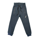 Boys Joggers Zip Pocket Plain Stretch Cotton Jogging Bottoms Tracksuit Kids Girls