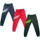 Boys Girls Kids Sport Zip Pocket Jogging Sports Tracksuit Bottoms Joggers PE Gym.
