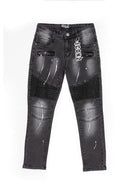 Boys Black Denim Jeans YJ126