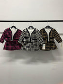 Baby Girls Jacket And Dress Set