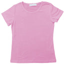 Plain T-Shirt Boys Girls Kids Short Sleeve Tee School Childrens Cotton