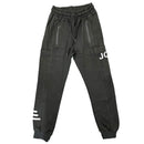 Boys Joggers Cargo Zip Pocket Fashion Stretch Cotton Jogging Bottoms Tracksuit Kids