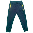 Boys Girls Kids Plain Zip Pocket Jogging Tracksuit Bottoms Joggers PE Gym School.