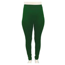 Ladies Leggings Thermal Plain Warm Thick Winter Fleece High Waist.