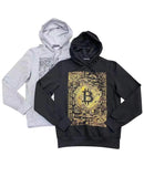 Mens Bitcoin Print Hoodie